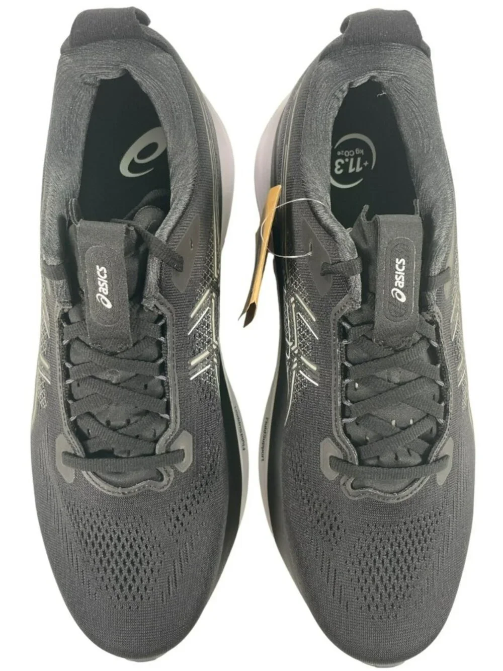 Asics Gel-Kayano 33 Running Athletic Sport Shoes Black/White Men's Size 10.5 NEW